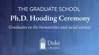 2023 PhD Hooding Ceremony for Humanities and Social Sciences [upl. by Sadella]