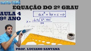 EQUAÇÃO DO 2º GRAU COMPLETA E INCOMPLETA AULA 4 9º ANO FUNDAMENTAL [upl. by Zolly123]