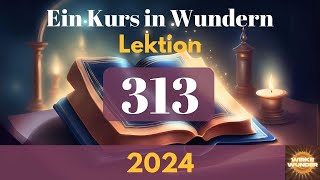 💖 Lektion 313  Lass jetzt eine neue Wahrnehmung zu mir kommen  Ein Kurs in Wundern [upl. by Elkcim316]