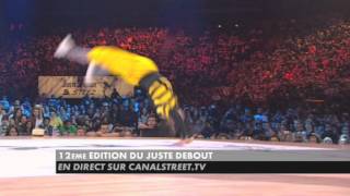 Les finales du Juste Debout 2013 à Bercy en direct sur Canalstreettv [upl. by Blackington540]