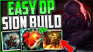 How to Play Sion Top amp CARRY for Beginners  Best BuildRunes  Sion Season 13 League of Legends [upl. by Awuhsoj]