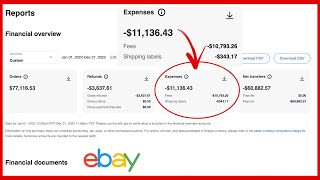 Is This NEW ebay Fee Report Useful for Taxes [upl. by Dnalyag]