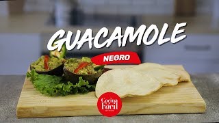 Receta de guacamole negro ¡Delicioso  Cocina Fácil [upl. by Mitch]