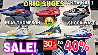 SALE sa mga LEGIT SHOES ANTA ADIDAS SKETCHERS ANTA KAI 1 AVAIL DITOOlympic Village cubao up to 40 [upl. by Suidaht]