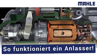 Starter von MAHLE  So funktioniert ein Anlasser  Aufbau [upl. by Nolasba]