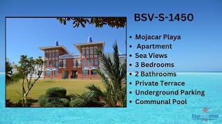 BSVS1450 Apartment Mojacar Playa 295000€ 3 Bedrooms 2 Bathrooms [upl. by Aydin535]