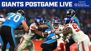 Giants Postgame Live Giants vs Panthers Week 10  Postgame Recap amp Analysis [upl. by Pierette]