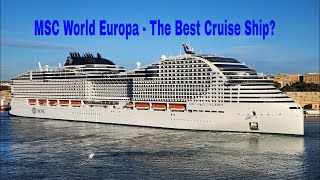 I Visited the Worlds LARGEST Cruise Ship  MSC World Europa [upl. by Nyleikcaj806]