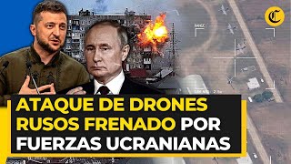 UCRANIA frena IMPORTANTE ATAQUE de DRONES RUSOS contra la ciudad de Kiev [upl. by Zoe]