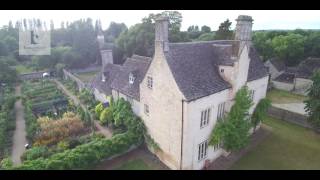 Cogges Manor Farm Witney fly past Summer 2016 4K Aerial [upl. by Iphagenia]