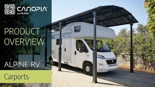 Alpine™ RVBoat Shelter Carport Kit  Canopia by Palram [upl. by Kurtz]