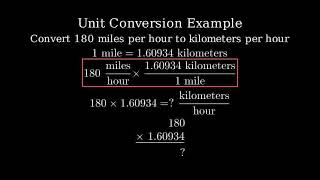 How to Convert 180 mihr to kmhr [upl. by Capone]