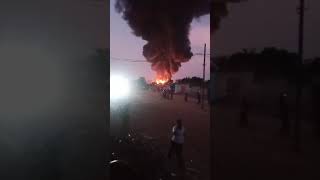 ALERTE INCENDIE AU DÉPÔT DE MPILA [upl. by Morganstein]