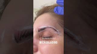 microblading of eyebrows [upl. by Occor526]