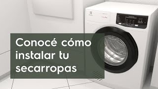 ¿Cómo instalar tu secarropas Electrolux [upl. by Garvin]