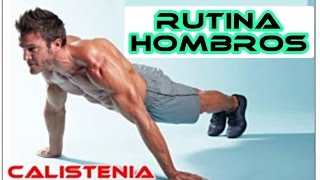 Rutina Hombros Calistenia  3 NIVELES [upl. by Sakul]