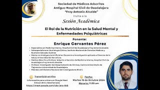 El Rol de la Nutrición en la Salud Mental y las Enfermedades Psiquiátricas [upl. by Sevy]