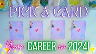 Your CAREER in 2024 ✏️📈🥇 Detailed Pick a Card Tarot [upl. by Adnohr]