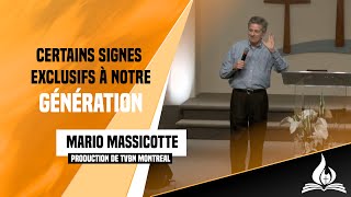 Certains signes exclusifs à notre génération  Mario Massicotte [upl. by Arlie]