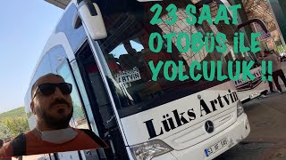 OTOBÜS İLE 23 SAATE ARTVİNE GİTTİM  VLOG 4 [upl. by Eeliah]