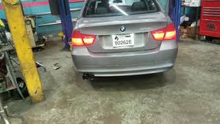 2009 BMW 328i Muffler amp Resonator delete [upl. by Kusin606]