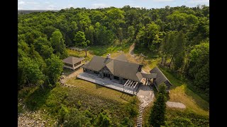 Private 64acre Michigan island with custom home listed for 3M [upl. by Rafter]