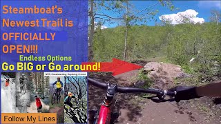 Steamboat Springs NewestCoolest MTB Trail [upl. by Miki]