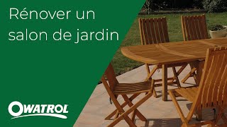 Comment rénover un salon de jardin en bois   Owatrol [upl. by Notsag]