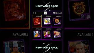 New voice pack trending shorts viralvideo feedback garenafreefire [upl. by Eetsirhc]