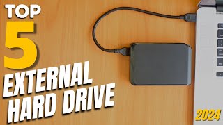 Top 5 Picks For The Best External Hard Drive  2024  Best Budget HDD [upl. by Dawes]