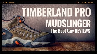 TIMBERLAND PRO MUDSLINGER STYLE 86515214  The Boot Guy Reviews [upl. by Star]