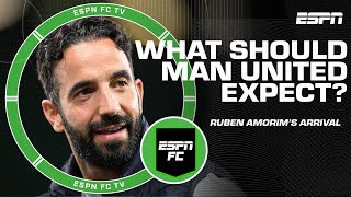 What are Ruben Amorim’s EXPECTATIONS following his arrival at Manchester United 😬  ESPN FC [upl. by Emmi]