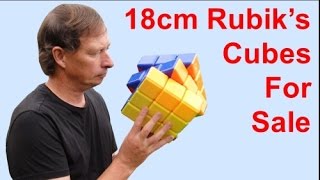 Worlds largest factory made Rubiks Cube puzzle for sale [upl. by Pallaton117]