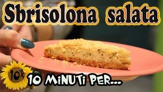 Sbrisolona salata Sbriciolata zucchine e ricotta Piatto facile da preparare [upl. by Rockie]