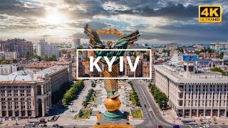 Kyiv Ukraine 🇺🇦  4K Drone Footage [upl. by Doley]