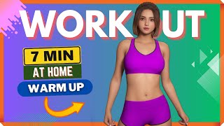 7 Min Warm Up Before Any Workouts  Exercise At Home 🔥 [upl. by Akeylah462]