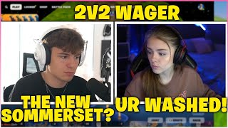 CLIX Returns To ZONE WARS amp Challenge REET amp His GIRLFRIEND To 2v2 ZONE WARS Wager Fortnite [upl. by Yelwar]