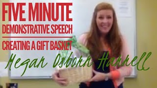 Five Minute Demonstrative Speech [upl. by Wainwright]