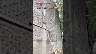 wall cutting Jerry pipe💡✨ VijayPancholi1999 shortvideo electricial youtube electricianwork [upl. by Ness]