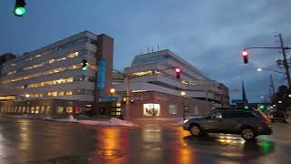 Walking around Fredericton in Winter [upl. by Imis]