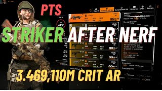 New Meta In The Division 2 Insane 34m Crit Ar Build After Striker Nerf [upl. by Chris]