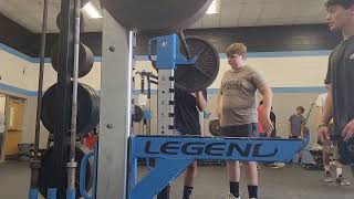 maxing out squat at football workouts [upl. by Ainaj]