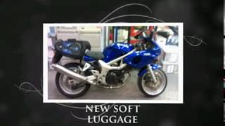 SUZUKI SV650S New soft luggage [upl. by Nnaharas915]