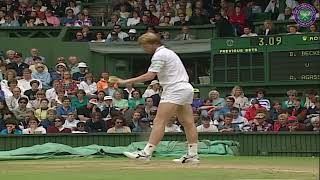 Boris Becker Jockstrap Lines Showing Through Shorts  Wimbledon 1992 [upl. by Eisenstark748]