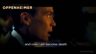 Oppenheimer quotI am become deathquot scene and real Comparison [upl. by Cissie]