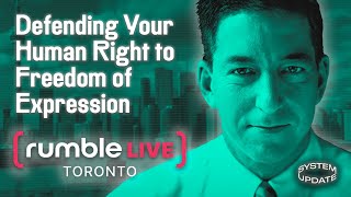 Glenn Greenwald at Rumble Live Defending Your Human Right to Freedom of Expression [upl. by Haase]