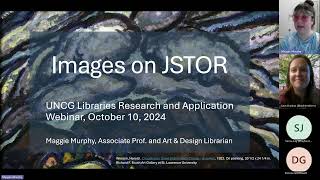 UNCG Libraries Research and Application Webinar Images on JSTOR [upl. by Osyth]