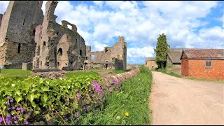 Middleham Village amp Castle Walk  Yorkshire Dales National Park  4k [upl. by Notkcorb]