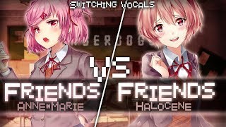 ◤Nightcore◢ ↬ FRIENDS Switching Vocals  HALOCENE COVER [upl. by Pedaias794]