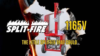 SPLITFIRE 1165V Vertical Log Splitter Product Review [upl. by Neenwahs]